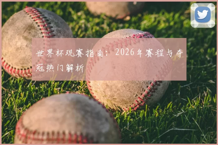 世界杯观赛指南：2026年赛程与夺冠热门解析