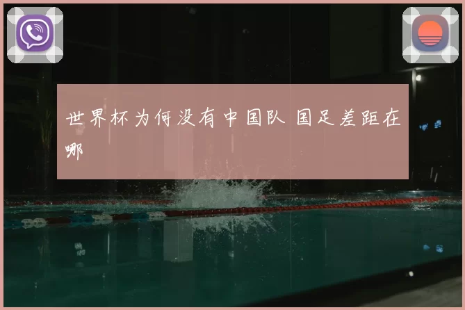 世界杯为何没有中国队 国足差距在哪