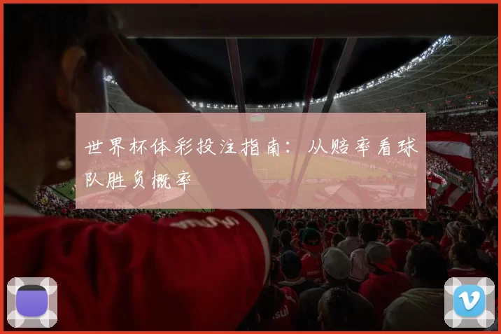世界杯体彩投注指南：从赔率看球队胜负概率